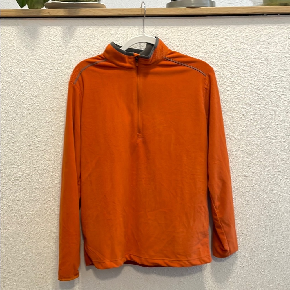 Antigua Golf Orange Quarter-Zip Pullover